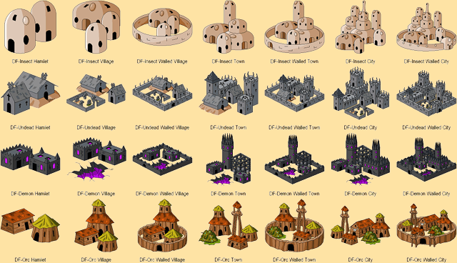 Dark Fantasy Symbols - Some Structures